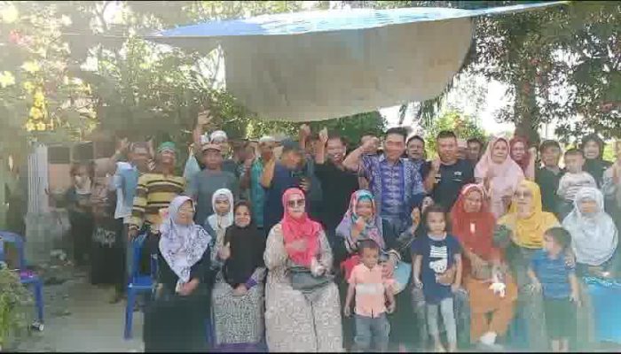 Lolom Suwondo Menyapa Masyarakat Desa Payagambar Kec. Batang Kuis