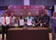 Kajati Bersama KPU Sulsel Menandatangani Perjanjian Kerjasama “Sinergi Kolaborasi Menciptakan Pemilu Yang Berkualitas dan Bermartabat”