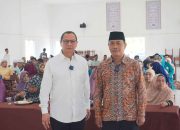 Lomlom Suwondo Menyapa Warga Desa Selemak Hamparan Perak