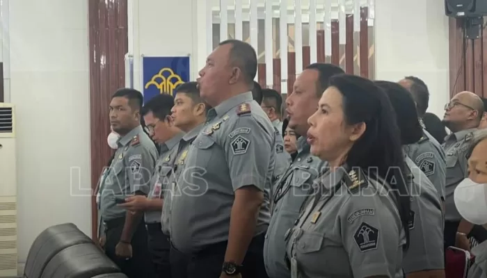 Lapas Binjai Ikuti Entry Meeting Desk Monev RKT RB B09