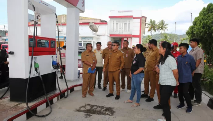 BBM Subsidi Langka di Taput, Pj Bupati Sidak ke SPBU