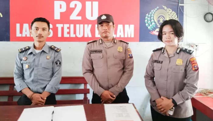 Kanit Bintibsos Sat Binmas Polres Nias Selatan Berikan Himbauan Kepada Pegawai Lapas Kelas III Telukdalam