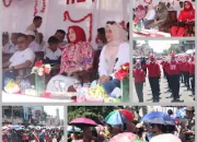 Ribuan Pelajar Ikuti Lomba Baris Berbaris dan Marchind Band Dalam Rangka Meriahkan HUT RI Ke – 79