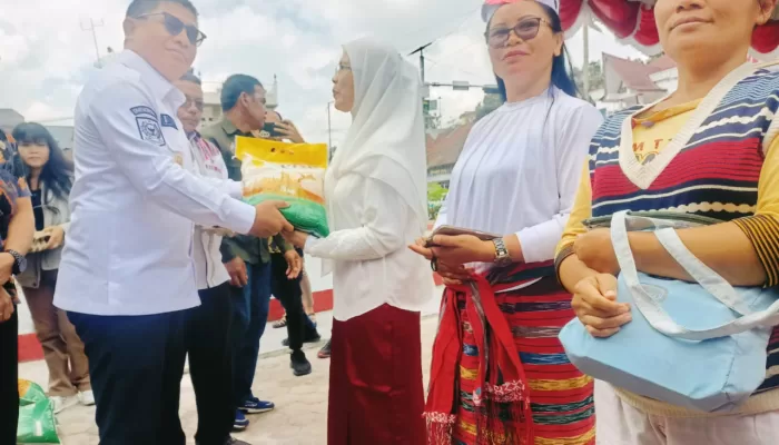 Kendalikan Inflasi, Pemkab Taput Bersama BI Sibolga Gelar Gerakan Pangan Murah