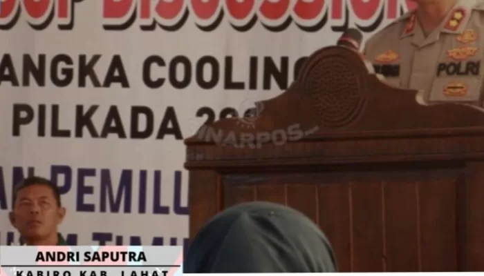 Dalam Rangka Colling System Pilkada 2024, Polres Lahat Gelar Focus Grup Discussion