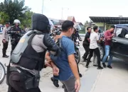 Polres Nias Selatan Gelar Latihan Simulasi Sispamkota dalam Rangka Operasi Mantap Praja Toba Tahun 2024