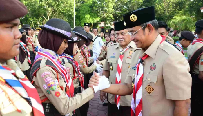 HUT ke-63, Pramuka Garda Terdepan Merajut Persatuan & Kesatuan