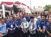 Ribuan Relawan Antusias Iringi Cabup Cawabup Periode 2024-2029 Mendaftar ke KPU Lahat