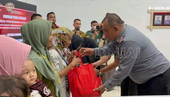 Lapas Binjai Gelar Bakti Sosial dan Pemeriksaan Kesehatan WBP Serta Pegawai