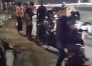 Pengendara Sepeda Motor Berjatuhan di Seputaran Proyek Fly Over Underpass Gatot Subroto Medan