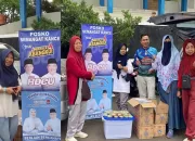 Posko Semangat Kance Relawan HD-CU, Bercahaya Berbagi Sarapan Gratis di Lapangan MTQ