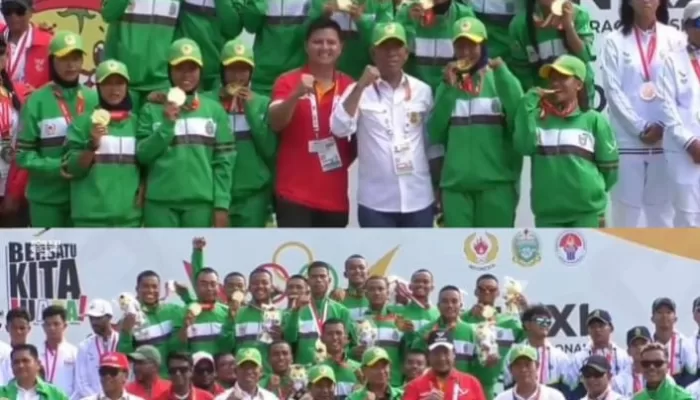 Tim Putra Putri Kriket Sumut Raih Medali Emas 