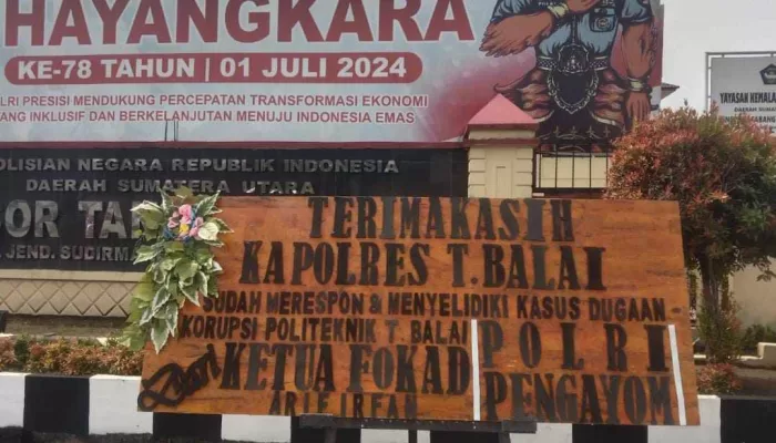 Ungkap Kasus Dana Hibah di Poltan 2,8 Milyar, Masyarakat Apresiasi Kinerja Polres Tanjungbalai