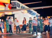 Kapolda Sumut Sambut Kedatangan Presiden RI di Bandara Kualanamu