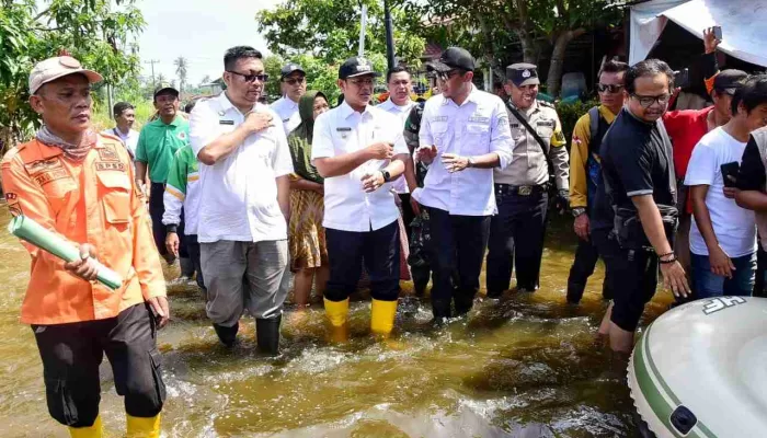 Pj Bupati DS Tinjau Banjir di Hamparan Perak