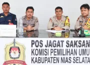 Badal Pengamanan Kantor KPU Nias Selatan Dilaksanakan Selama 1×12 Jam Menjelang Pilkada 2024