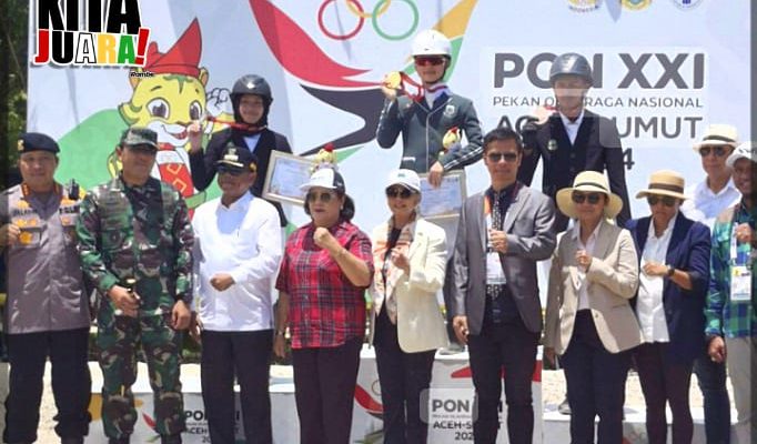 Medali Emas Sumut Bertambah dari Dinov di Equestrian