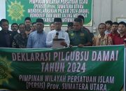 PW Persatuan Islam Sumut Gelar Deklarasi Dukung Pilgubsu Damai 2024