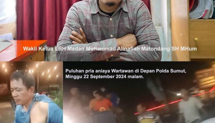 LBH Medan Minta Polisi Bertindak Cepat Soal Penganiayaan Wartawan di Depan Polda Sumut, Ini Tanggapan PWI, KKJ dan LPSK