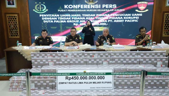 Kejagung Sita Rp 450 Miliar Dalam Perkara PT Duta Palma Korporasi