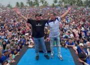 Ribuan Masyarakat Hadiri HUT Demokrat ke 23, DPC Kab. Lahat Selenggarakan Senam Sehat Gembira