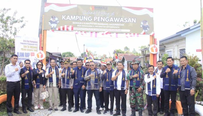 Resmikan Kampung Pengawasan, Bawaslu Mengajak Masyarakat Terlibat Dalam Pengawasan Partisipatif