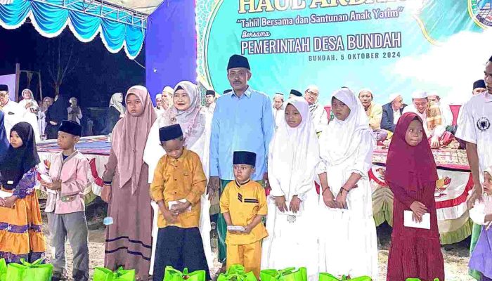 Pemdes Bundah Gelar Haul Akbar