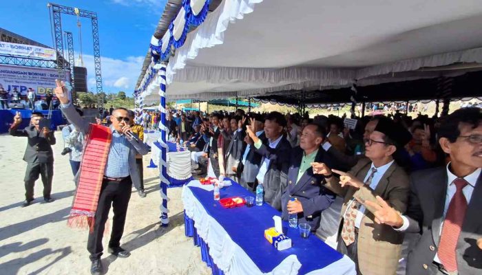 Targetkan 70 Persen Suara, Warga Sipoholon Bertekad Menangkan JTP-DENS di Pilkada Taput