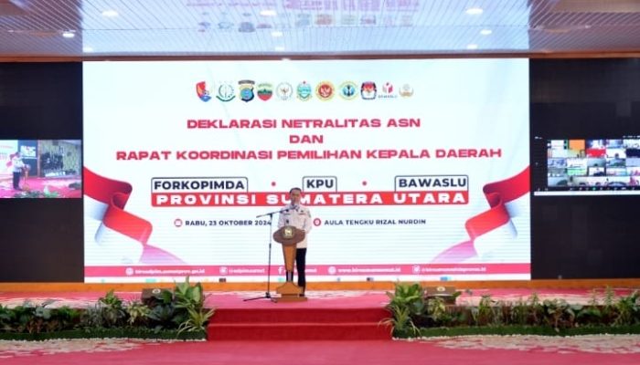 Pj Gubernur Agus Fatoni Pimpin Deklarasi Netralitas ASN se-Sumatera Utara