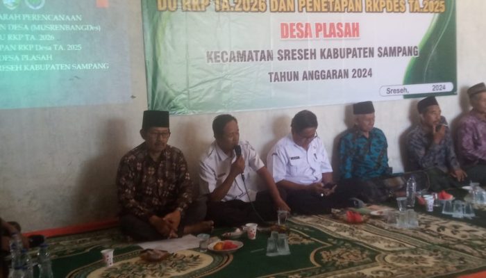 Desa Plasah Gelar Musrenbangdes Bahas RKPdes