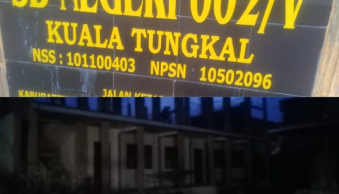 Diduga Ada Proyek Siluman Tanpa Papan Informasi di SDN 002/V Kuala Tungkal