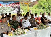 Dukung Ketahanan Pangan Polres Taput Tanam Padi di Aek Siansimun Tarutung