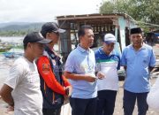 Pemkab PESIBAR Tinjau Kerusakan Pelabuhan Kuala Stabas Akibat Hantaman Gelombang Tinggi