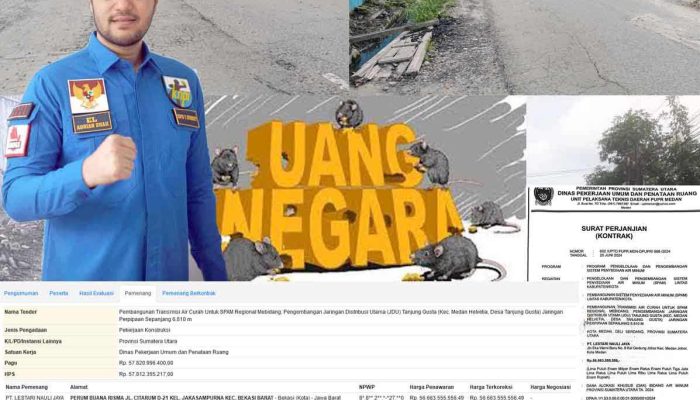 Diduga Asal Jadi, Dinas PUPR Sumut Diminta Tak Bayarkan Proyek SPAM Mebidang Rp 56 M