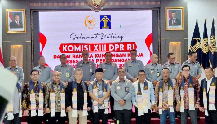 Sugiat Santoso Pimpin Kunker Komisi XIII DPR RI ke Kanwil Kemenkumham Sumut
