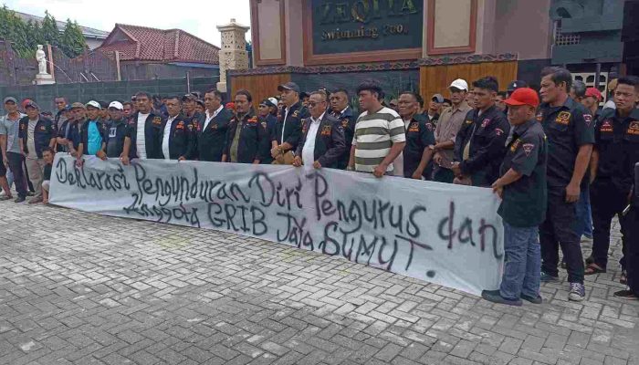 Anggota dan Pengurus Utama DPD GRIB Jaya Sumut Mengundurkan Diri dan Melepas Seragam