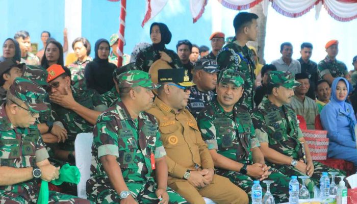Segenap Prajurit Lanud Leo Wattimena Morotai Dengan Rasa Bangga Sambut Kunjungan Kerja Kasau