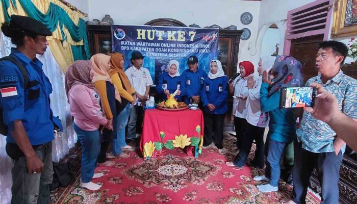 DPD IWO Indonesia Kabupaten OKU Peringati Hari Jadi IWO Indonesia ke-7 dan HPN 2025