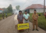 Jalan Poros Kabupaten Mulai Diperbaiki Berkat 19 Kades se-Kecamatan Blega