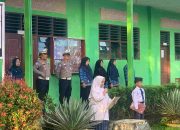 Goes To School Jadi Pembina Upacara Di MTSN Salak, Kasat Lantas Sosialisasikan Ops Keselamatan Toba 2025