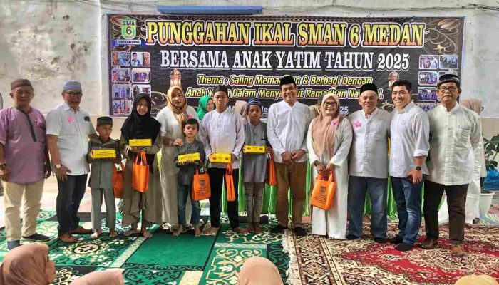 Sambut Ramadhan, IKAL SMAN 6 Gelar Punggahan Makan Bersama Yatim Piatu
