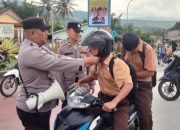 Satgas II Preemtif Ops Keselamatan Toba 2025 Sambangi Pelajar Sekolah SMA Negeri 1 Salak dan Lokasi Wisata