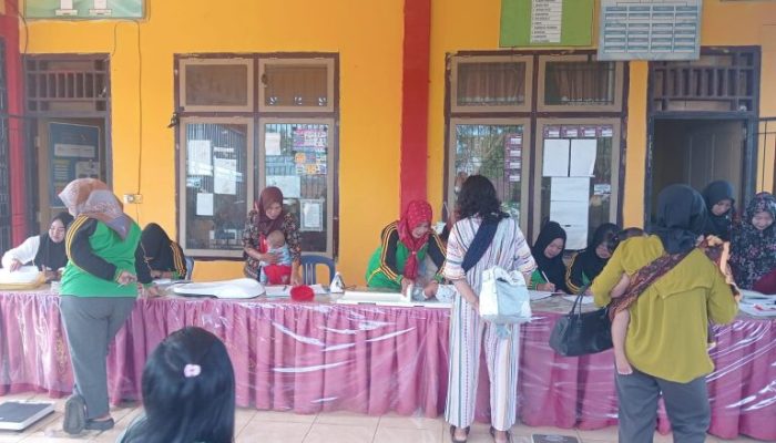 Posyandu Balita Rutin Digelar di Puskesmas Desa Talang Babatan