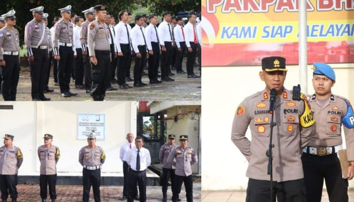 Kapolres Pakpak Bharat : Mari Berikan Pelayanan Yang Terbaik Bagi Masyarakat Hindari Pelanggaran