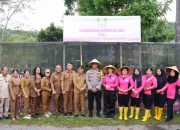 Dukung Program Ketahanan Pangan Polres Pakpak Bharat dan Jajarannya Ikuti Launching P2L