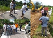 Komisi II DPRD Kabupaten Pakpak Bharat Cek Pembangunan Pekerjaan Jalan Ulu Merah, Kuta Ujung dan Lae Mbulan