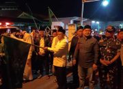 Pawai Obor MWC NU Sambut Ramadhan 1446 H Sangat Meriah