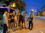 Polsek Tanjung Balai Utara Patroli Subuh, Himbau Anak Remaja Tidak Bermain Petasan dan Balap Liar
