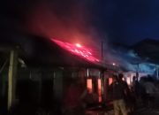 4 Rumah Warga Hiliasi Dilalap Api Diduga karena Seorang Ibu Nyalakan Lilin untuk Penerangan