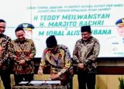 Pemkab OKU Gelar Sertijab Sekaligus Pisah Sambut PJ Bupati Kepada Bupati Terpilih